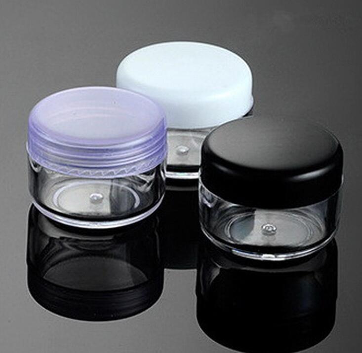 Cosmetic Containers 3G 5g Empty Plastic Small Cream Jars for Cosmetic