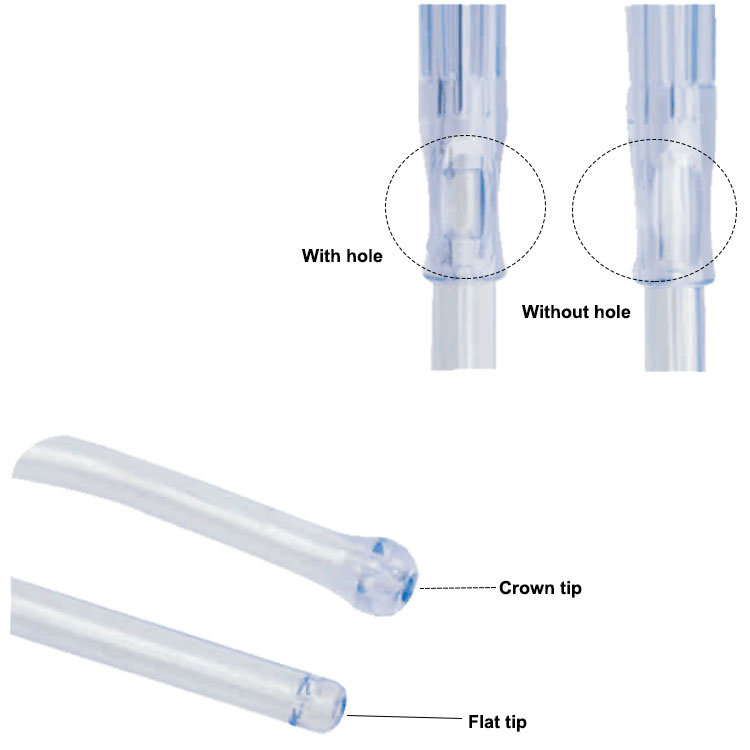 Disposable Yankauer Flexible Suction Joint Connecter Tube with Slip-Resistant Handle