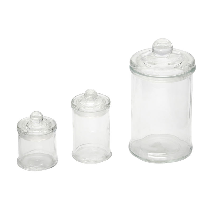 Home Decoration Gift Glassware Glass Candle Jar Glass Candle Holder