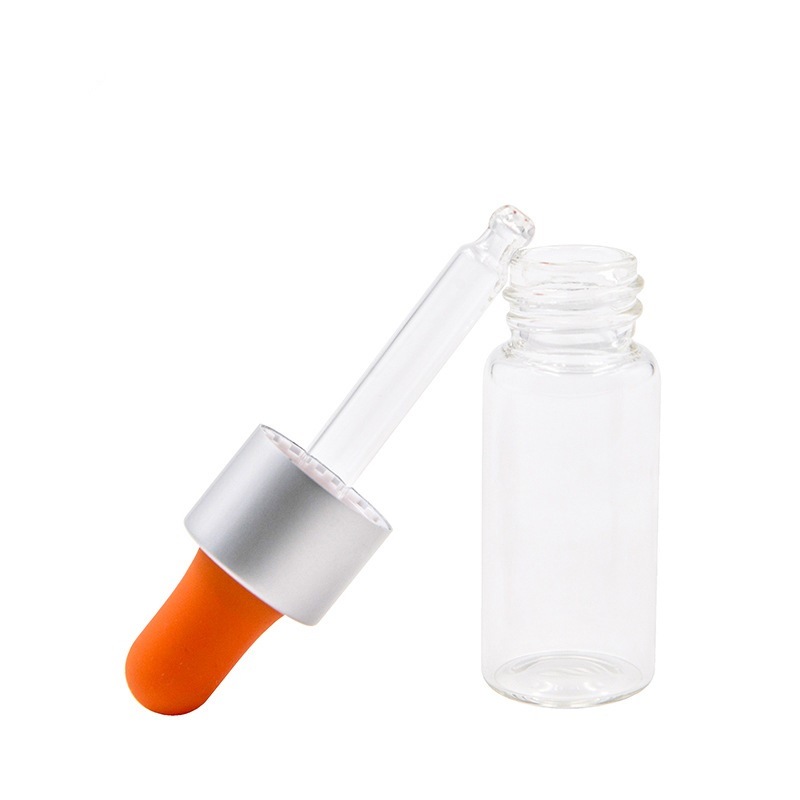 Factory Sale Top Quality Round Glass Essential Oil Bottles Screw Cap