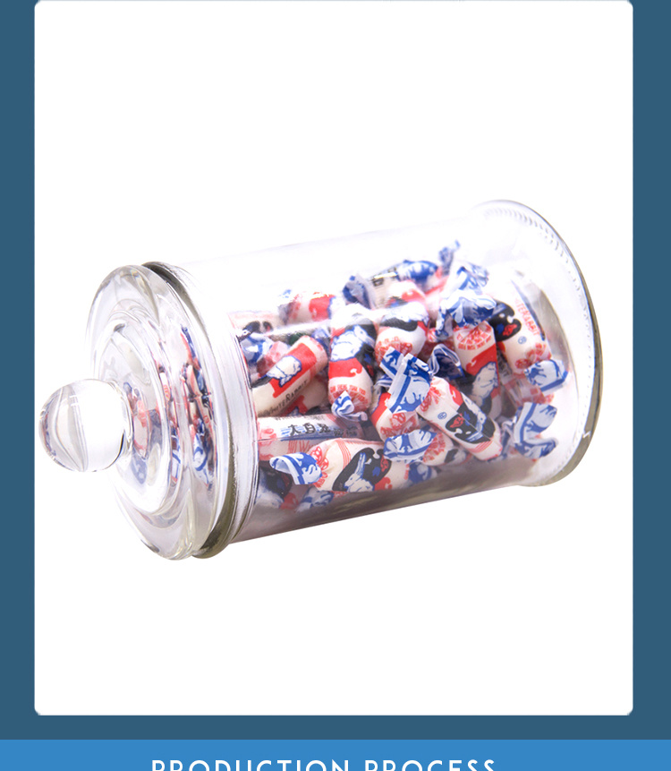 Clear Air Tight Glass Storage Jars for Food