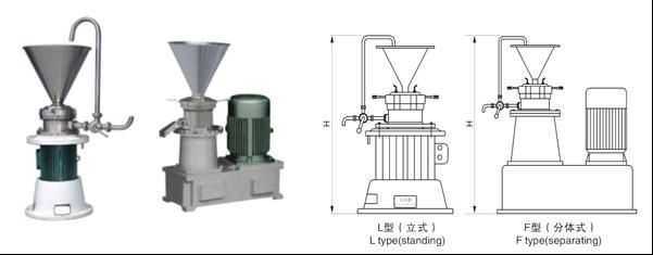 Jam Meat Peanut Butter Splited Colloid Mill for Food Industry