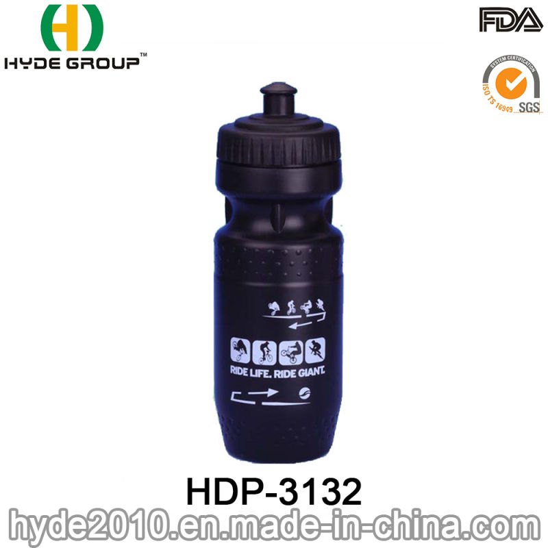 600ml Squeeze Water Bottle Squeezable Sport Plastic Water Bottle (HDP-3132)