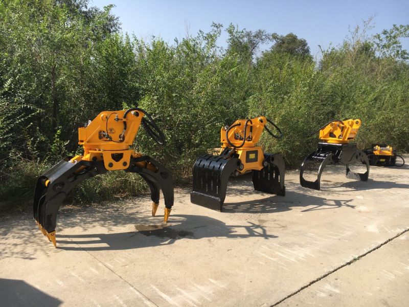 Excavator Rotary Grapple Stone Grapple Scrap Grapple