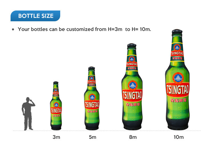 Beer Festival Advertising Giant Inflatable Beer Bottle