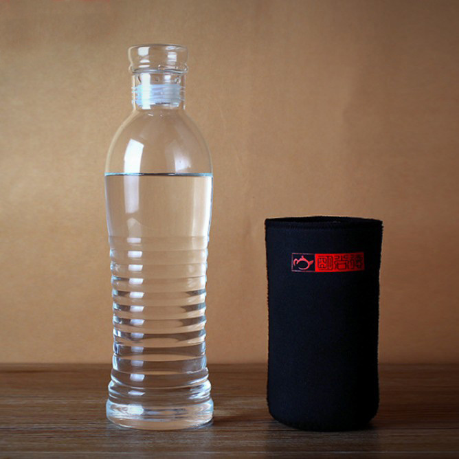 Portable Glass Cup Travel Drinking Bottle Portable Glass Water Bottle