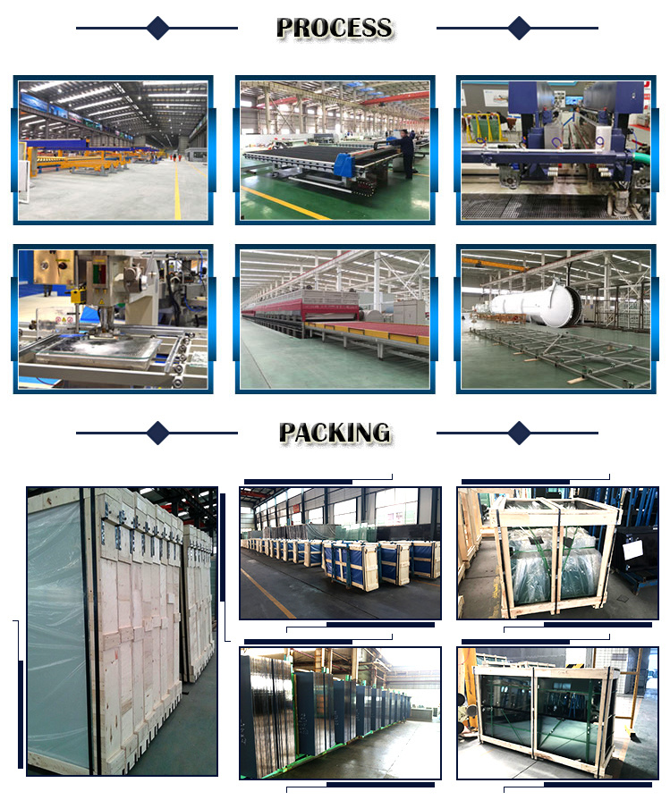 Safety Tempered Shower Glass Clear Glass