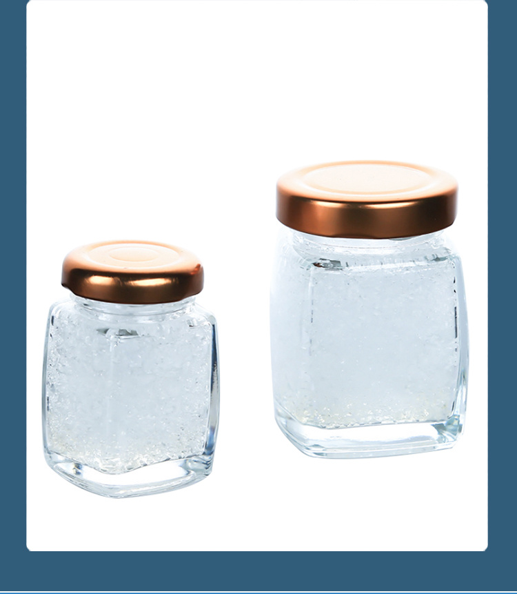 Crystal Thick Glass 180ml/200ml Glass Honey Jar/Jam Jar with Logo Customized