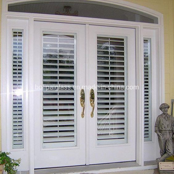 Australia Standard Aluminum Alloy Material Hollow Glass Window Shutters