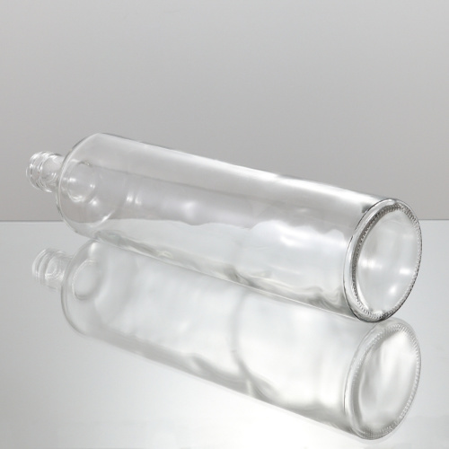 Glass Bottle Factory Clear Olive Oil Glass Bottle Airtight Crystal Container for Kitchen