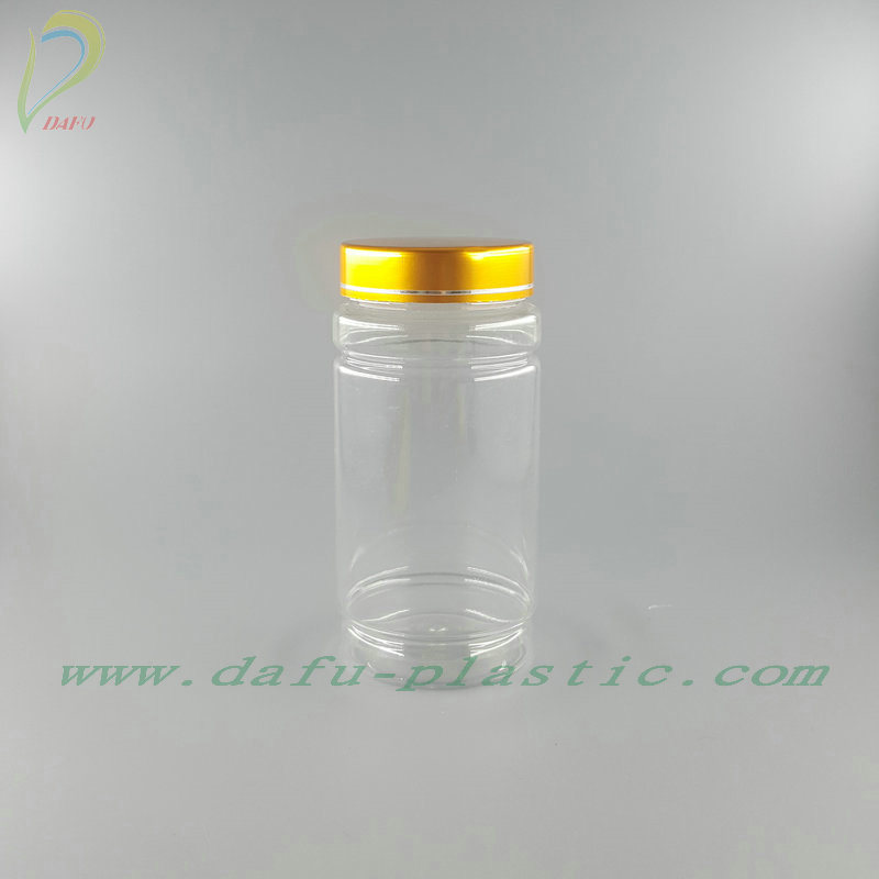 175ml Cylinder Pet Plastic Bottle with Plastic Cap