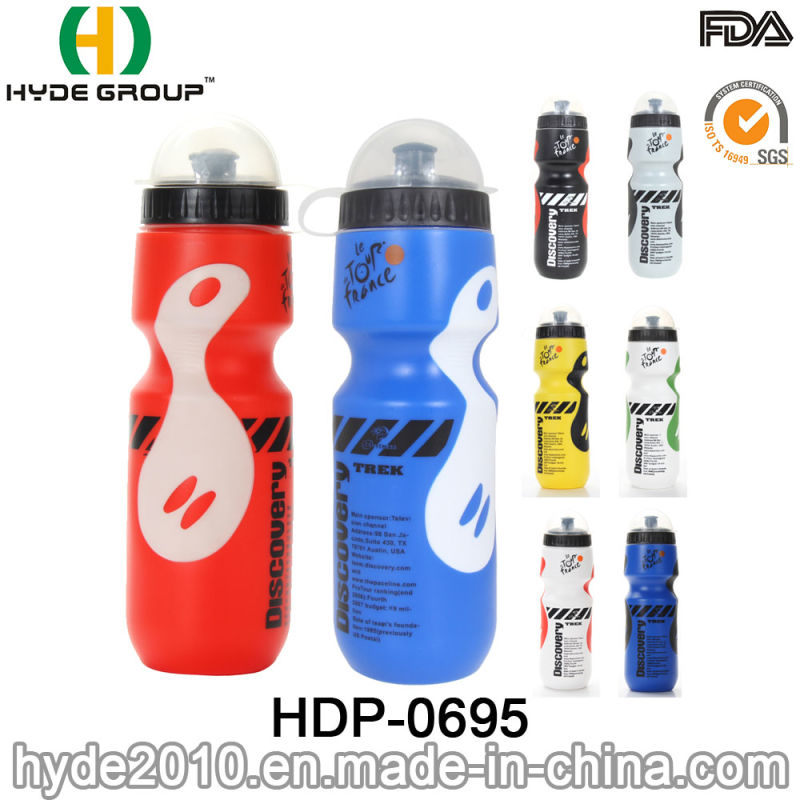 Lightweight Bicycle Water Bottle Plastic Sport Water Bottle (HDP-0695)