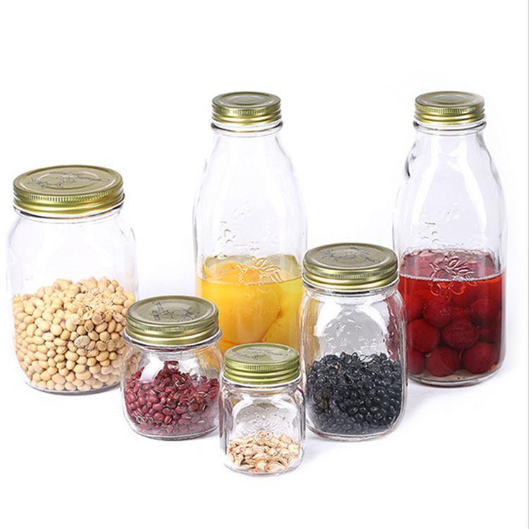 Glass Jar Supplier Wholesale Wide Mouth Mason Jars 16oz