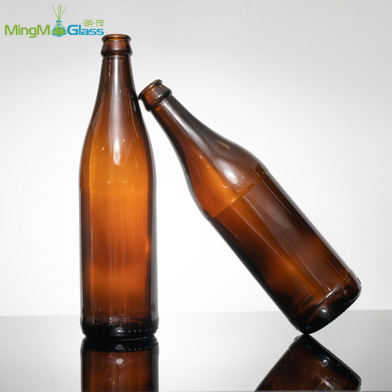 1000ml Amber Beer Glass Bottle with Cover Top