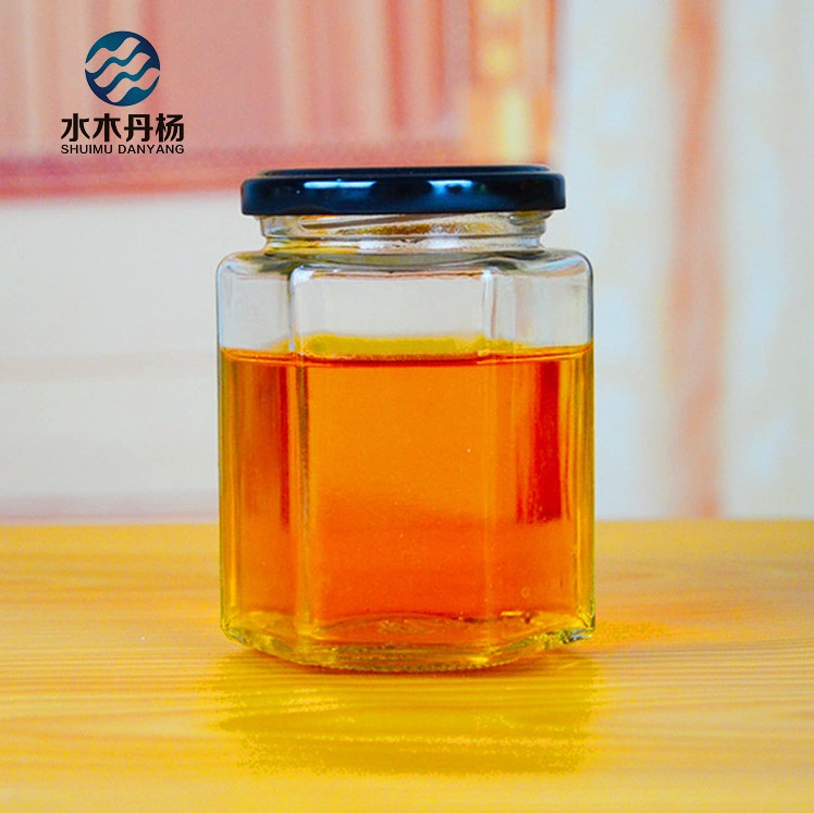 500ml Square Food Storage Glass Jar Honey Glass Jar