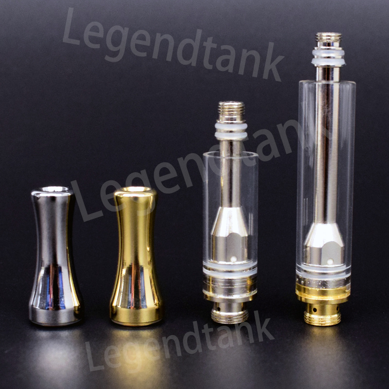 Wholesales OEM E Cig 510 AC1003 Cbd Vape Glass Tube Atomizer Disposable Cartridges