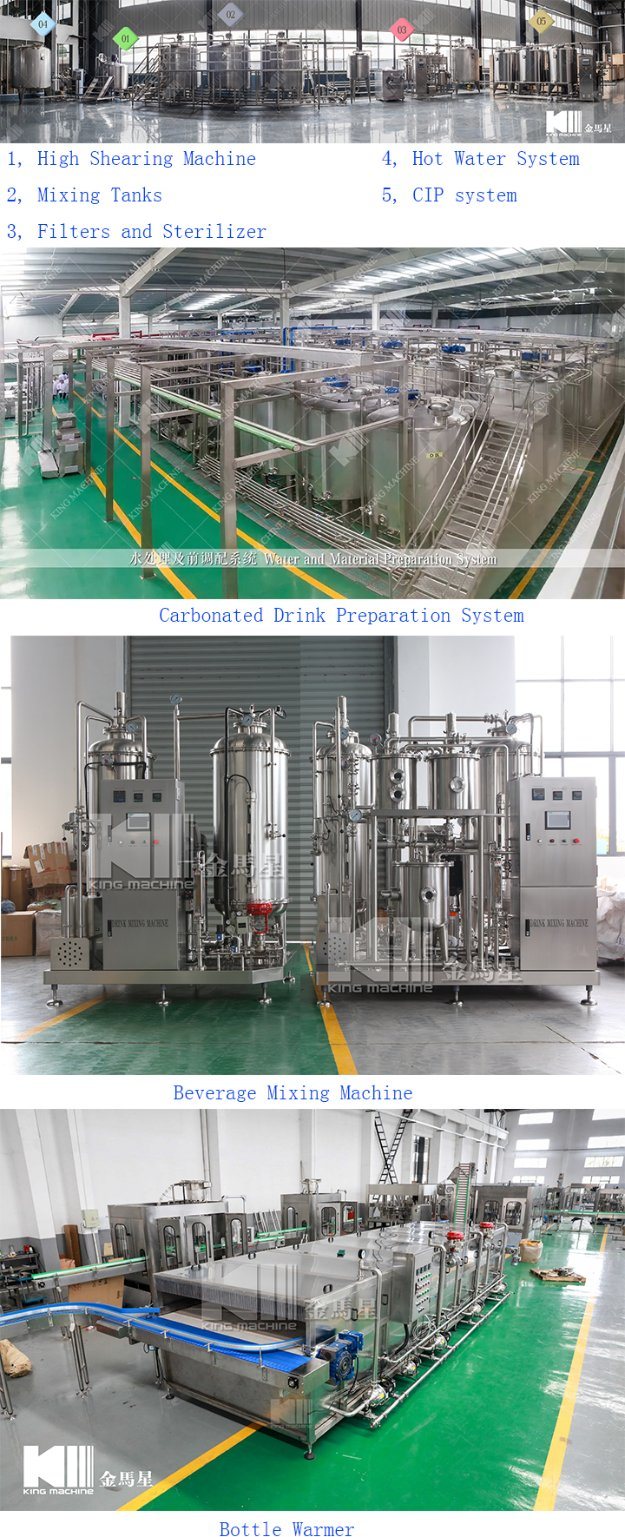 Bottled Carbonated Soft Soda Drink Production Machine