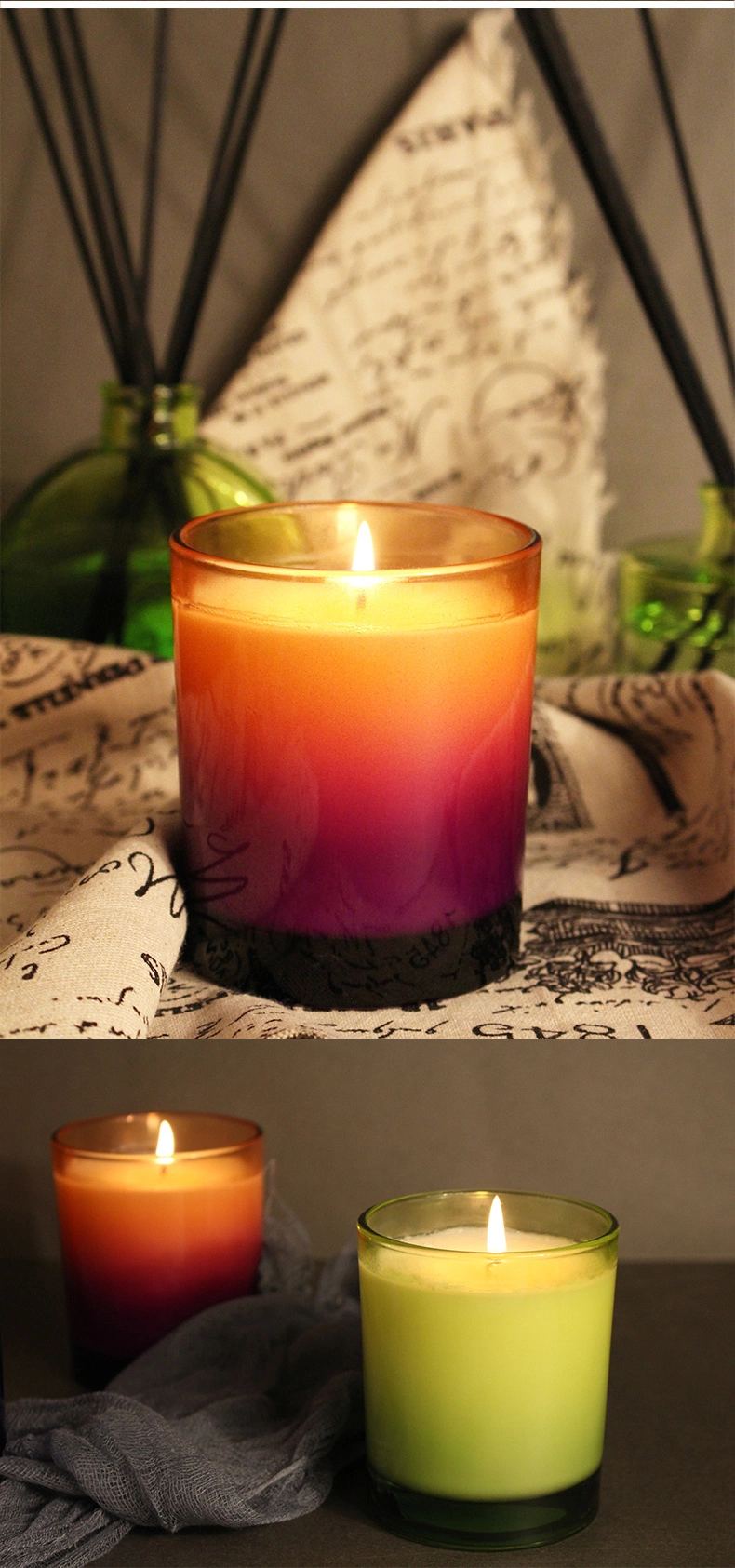 Hot Sale Cheap Candles Aromatherapy 200g Fragrance Large Candles Jars OEM Logo