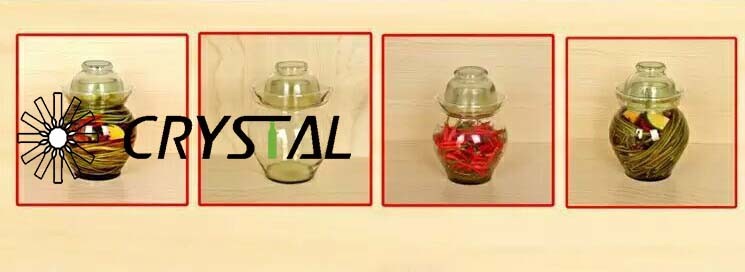 Large Airtight Glass Food Storage Jar/ Sauce Pickle Jar