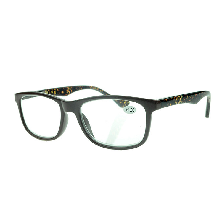 Stylish Square Shape Crystal Reading Glasses with Special Parten