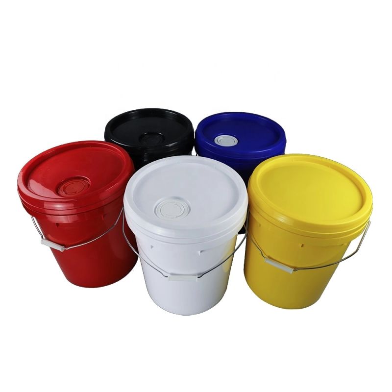 Plastic Pails 20L Clear Plastic Buckets with Lids