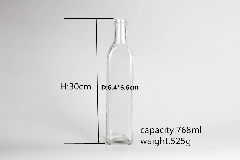 750ml Clear Olive Oil Glass Bottle Manufacturer Factory Price in China Supplier1209