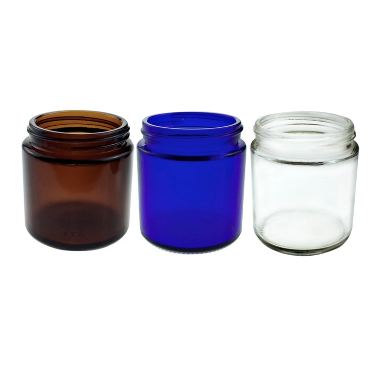 120ml Small Cream Glass Jar for Glass Cosmetic Jar with Lid