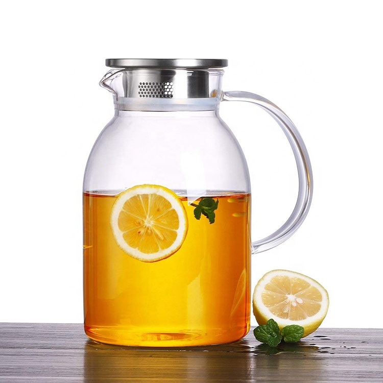 Borosilicate Glass Water Pitcher