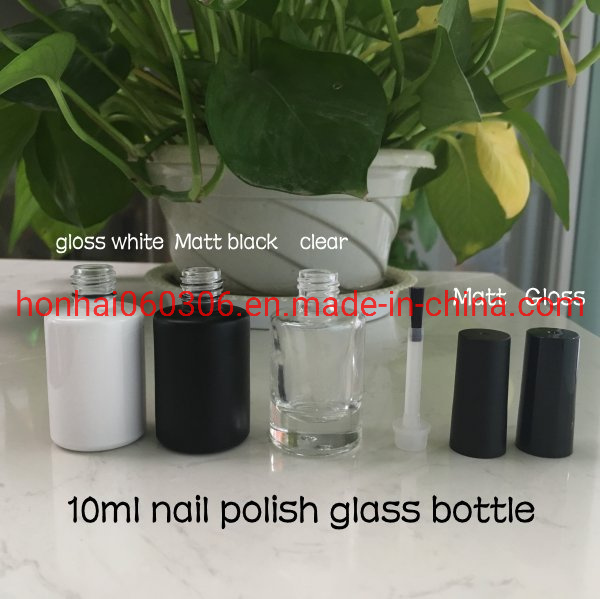 5-30ml Glass Nail Polish Bottle with Cap+Brush