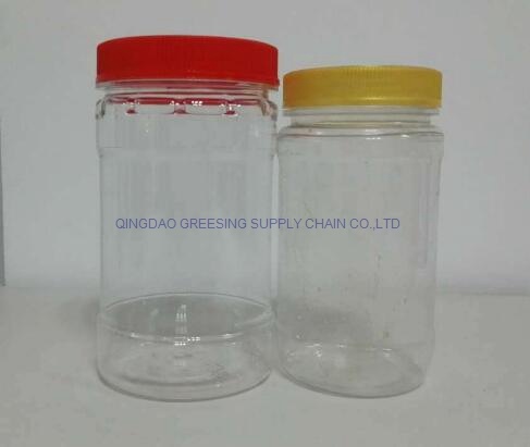 100ml Strong Plastic Spice Bottle with Double Opening Cap Screw Lid