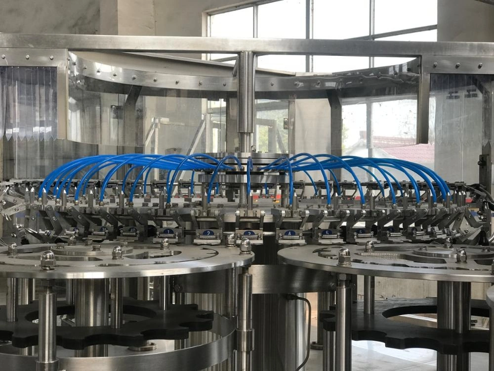 Carbonated Soft Drinks Production Line Glass Bottle Gas Water Filling Machine