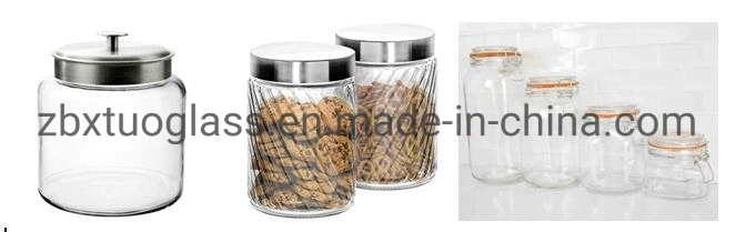 Hot Sell Borosilicate Glass Jar Glass Food Storage Canister 500ml/1000ml/1500ml