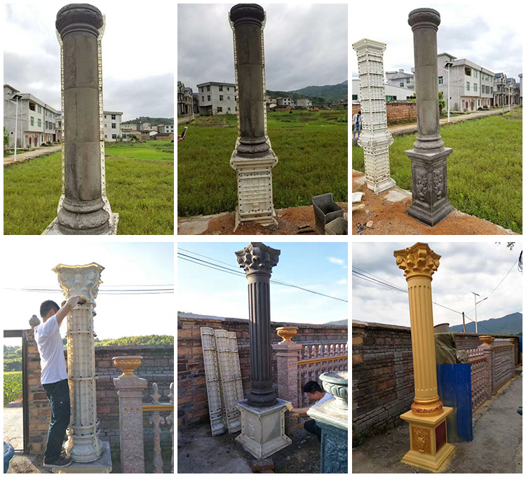 House Decorative Designs Roman Pillar Round Column Mold for Sale