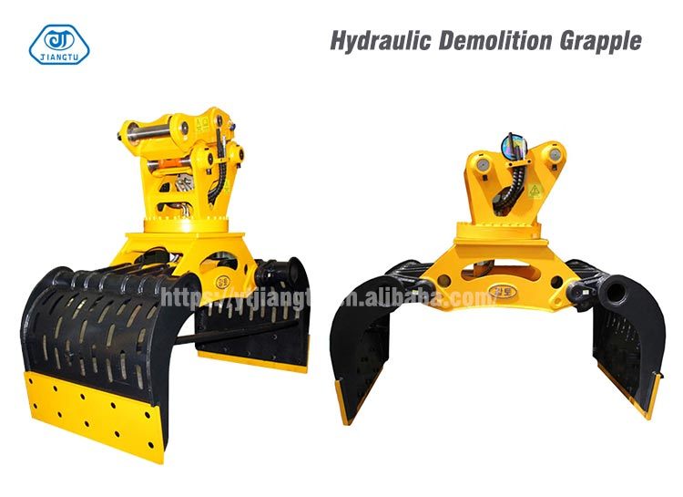 Double Cylinder Grapple Hydraulic Rotating Grapple Demolition Grapple