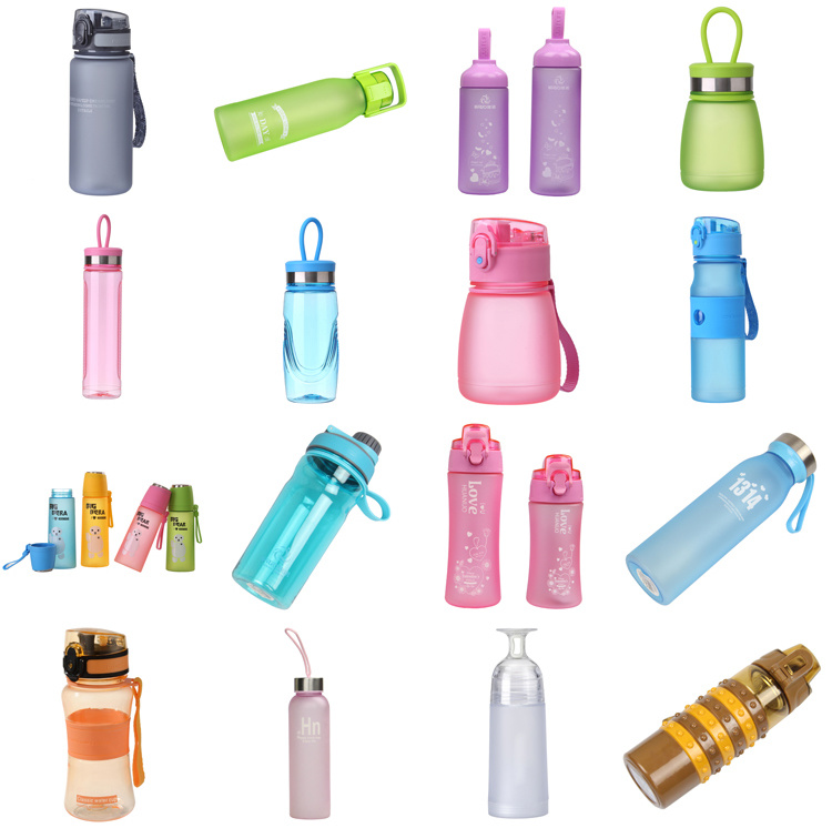 550ml High Borosilciate Glass Water Bottle with Stainless Steel Lid for Student Travel