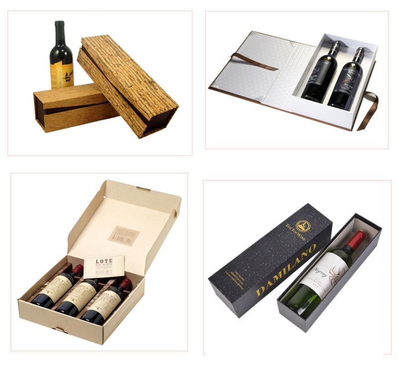 Luxury Fancy Wine Glass Box / Wine Bottle Gift Box