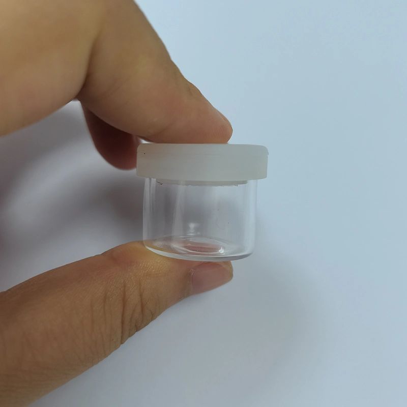 Glass Concentrate Premium Vial Jars with Air Tight Silicon Lids
