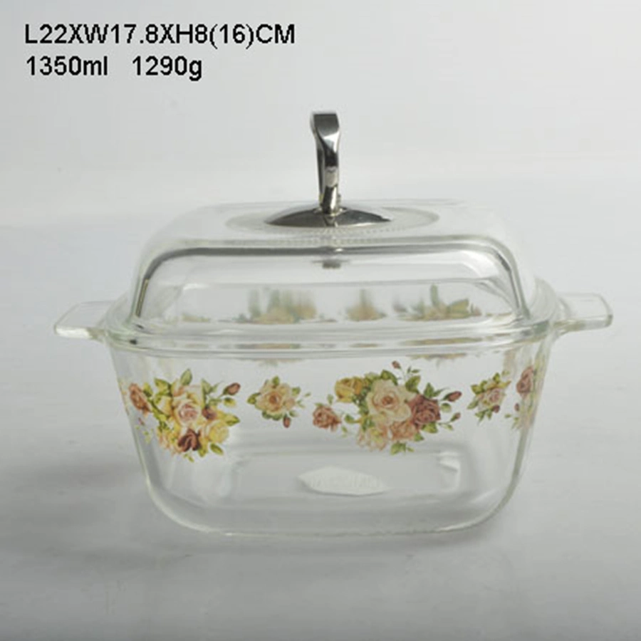Glass Sugar Bowl with Lid, Glass Candy Bowl, Glass Candy Jar