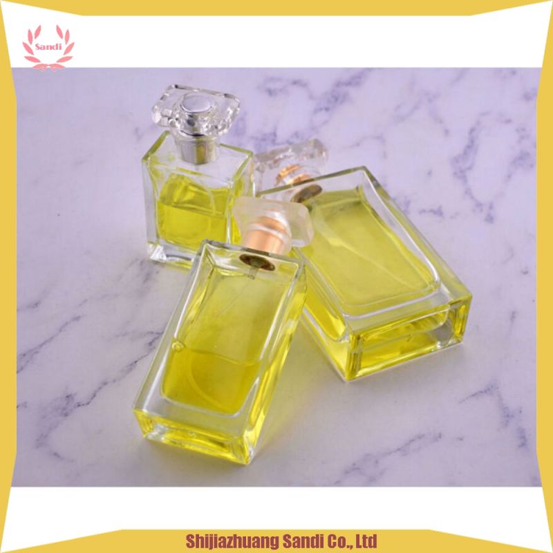 30ml50ml100ml Glass Perfume Bottle Spray Square Glass Bottle for Perfume