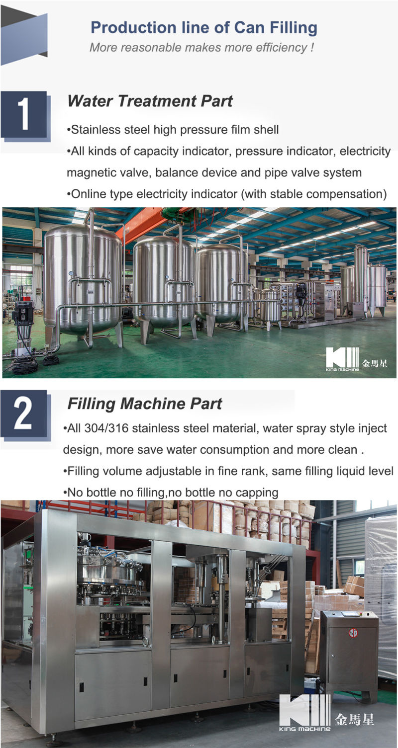 Aluminum Can Carbonated Drinks Filling Line for Sale