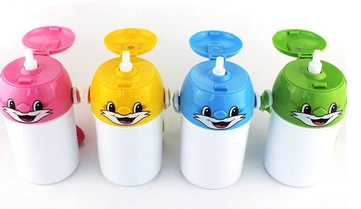 Sublimation Blank Plastic Children Water Bottle Kid Drinking Bottle