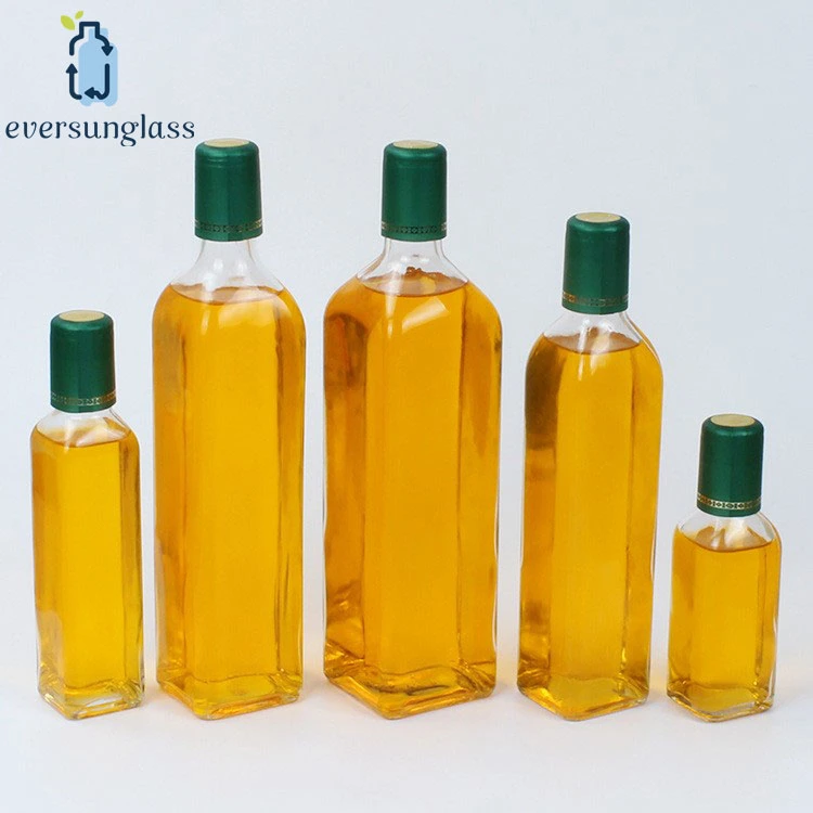 100ml 250ml 500ml 750ml 1000ml Clear Olive Oil Glass Bottle