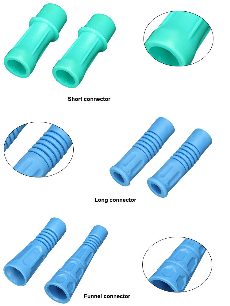 Disposable Yankauer Flexible Suction Joint Connecter Tube with Slip-Resistant Handle