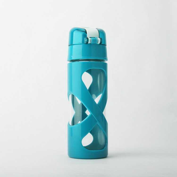 One Touch Borosilicate Glass Water Bottle