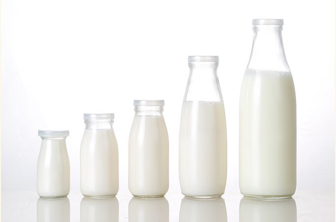 Juice Bottle Thickened Yogurt Bottle Special Glass Milk Bottle