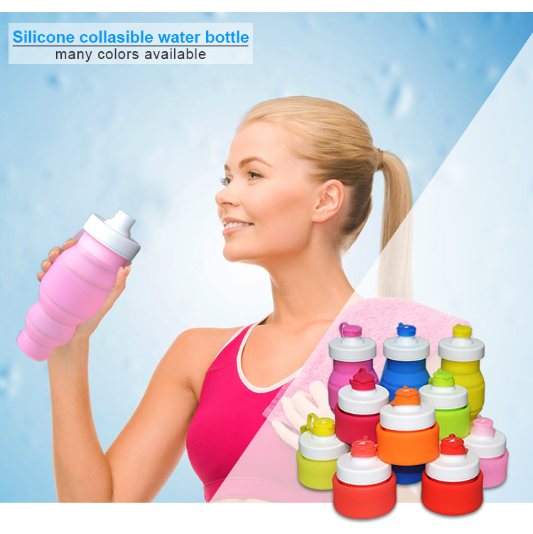Foldable Drinking Water Bottle, Customized Collapsible Sport Water Bottle