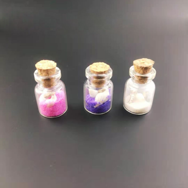 Mini Glass Bottles Handmade Wishing Vials Fashion Mysterious Drift Bottles