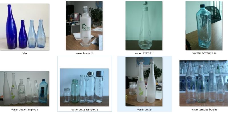 330ml/750ml Glass Water Bottle / Glass Bottle Water
