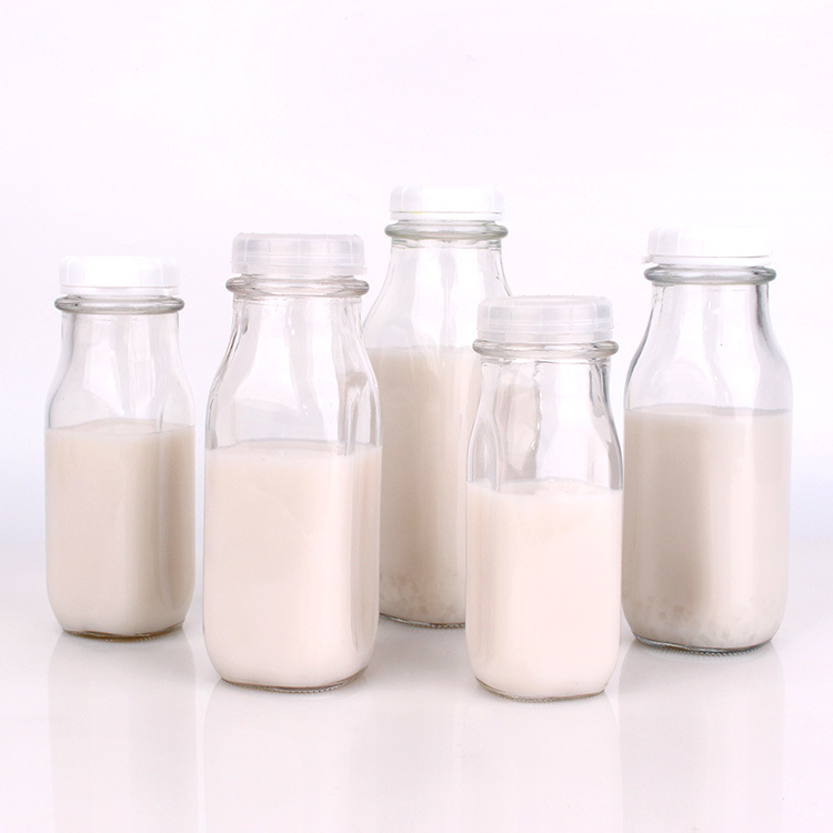 Wholesale 1liter Glass Milk Bottle 240ml 350ml 400ml 930ml Glass Bottle for Milk