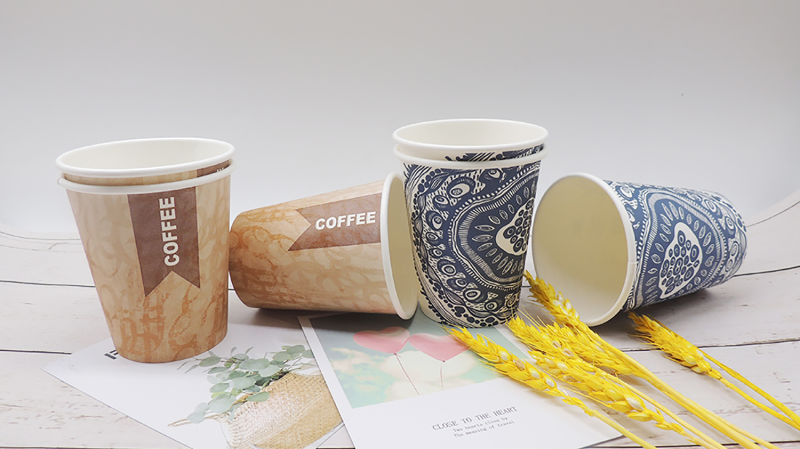 Single Wall Style Paper Cup 7oz Coffee Drinking Plastic Shaker Cups